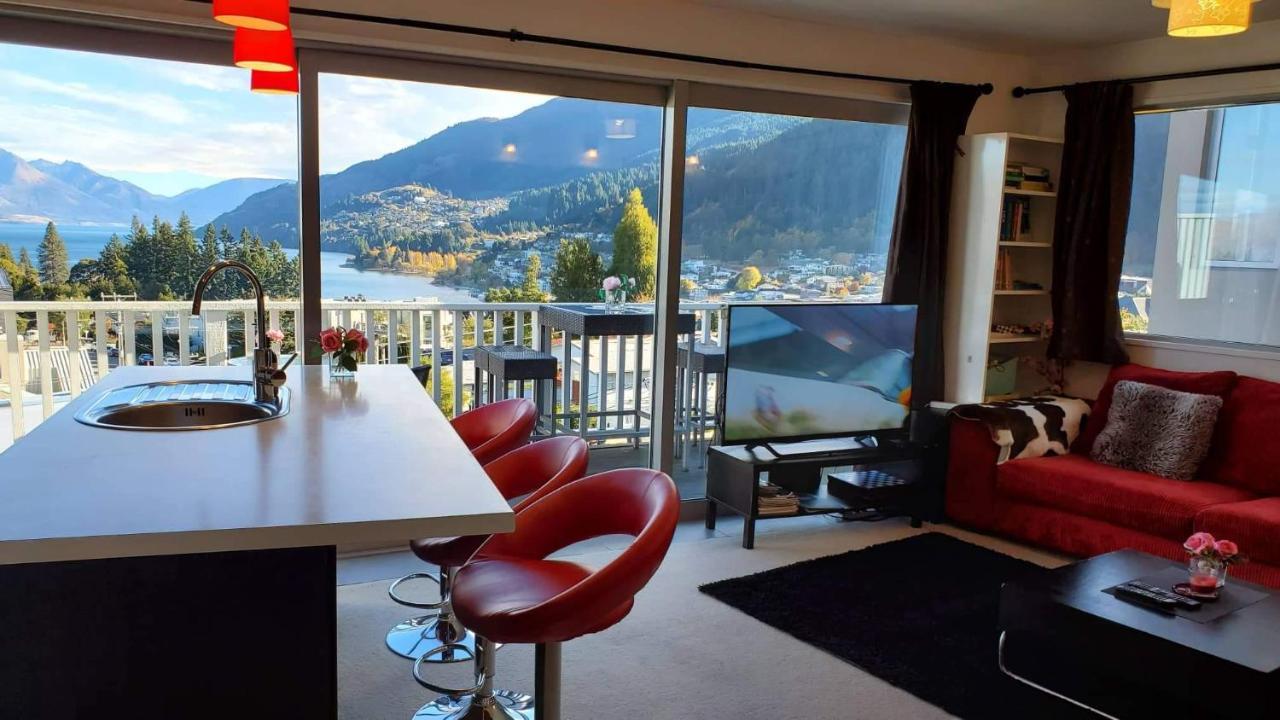 Central Lakeview Apartment With Amazing Rooftop 镇上湖景三室套房 クイーンズタウン エクステリア 写真